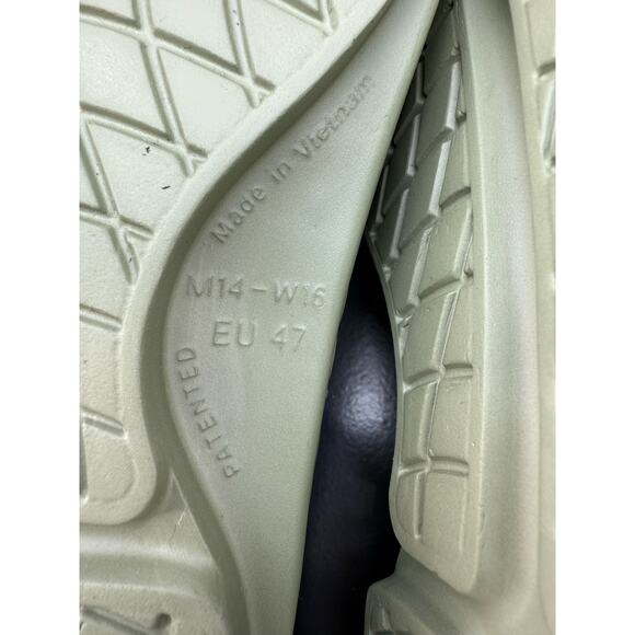 OOFOS OOahh Recovery Slide Mens Size 14 Sage Green Slip On Comfort Shoes Sandals - Picture 9 of 10